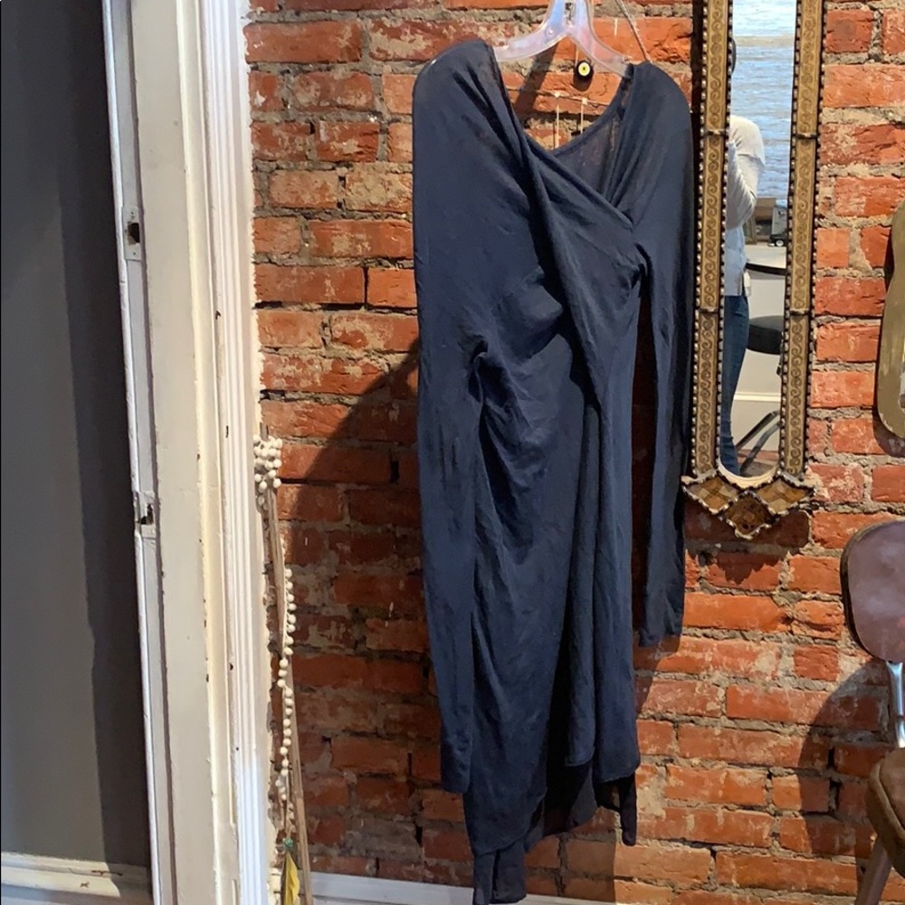 Donna Karan Twist front dress cashmere
